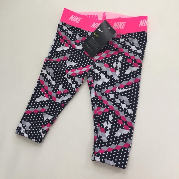Nike Cute crop leggings girl bottoms 6221 - Picture 4 of 6